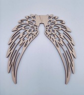 Skrzydła, skrzydełka, motyl, ażurowy, sklejka, dekoracja 15cm