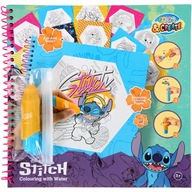 STITCH Duża Kolorowanka Wodna z Magicznym Flamastrem