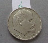 1 RUBEL z 1970 roku ROSJA , 100 LAT URODZIN LENINA 1870 - 1970