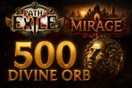 PATH OF EXILE MIRAGE 500 DIVINE ORB NOWA LIGA PC POE1 POE 1