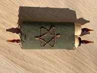 Miniatura Tora papierowa dla podróżnych w futerale z gwiazdą Dawida JUDAIKA