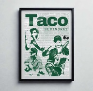 Plakat A3 Taco Hemingway-muzyka, vintage, prezent, ozdoba