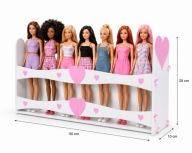 Stojak na lalki Barbie Organizer Półka Ekspozytor Monster High