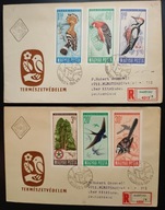 !!! 2 KOPERTY LIST POLECONY WĘGRY PTAKI - PIĘKNE - STAN IDEALNY !!!