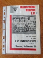 PROGRAM DUNFERMLINE-GWARDIA WARSZAWA 1969 R