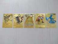 5x karty pokemon metalowe metal pikachu morpeko mewtwo