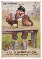 Piwo kufel piwosz 1958r. Duży Format