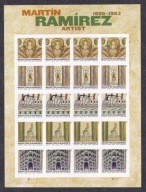 USA** M. Ramirez, malarz, amerykański Nikifor, 20 zn arkusik Mi 5157-61