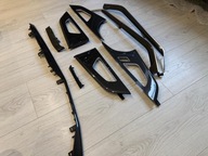 LISTWY OZDOBNE DEKORY WNĘTRZA AUDI Q7 SQ7 Q8 SQ8 4M CARBON LAKIER ORYGINAŁ