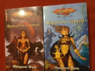 MARGARET WEIS MROCZNY UCZEŃ T.1-2 BURSZTYN I POPIÓŁ, BURSZTYN I ŻELAZO