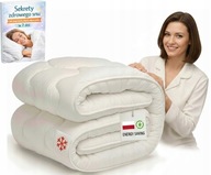 Kołdra 140x200 ZIMOWA Ciepła Antyalergiczna Lekka Wygodna POLSKA + GRATIS