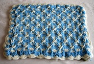 Poszewka na poduszkę ręcznie szydełkowana RETRO PRL