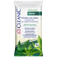 Cleanic Naturals Hemp Chusteczki do higieny intymnej 20 sztuk