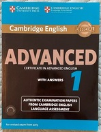 Cambridge English Advanced 1 Authentic examination papers with answers