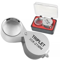 Lupa Reball LUPA SZKŁO POWIĘKSZAJĄCE 30x21mm SILVER NWA0001611 30 x