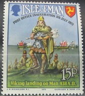 Wielka Brytania Man stary znaczek (7/5