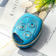 Niebiesko-złote etui kluczyk Ford Fiesta Mondeo Focus Transit Fusion C-MAX