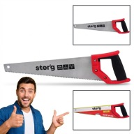 PIŁA PŁATNICA RĘCZNA DREL DO DREWNA PLASTIKU 400MM 7TPI HARTOWANA NOWA