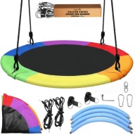 HUŚTAWKA DLA DZIECI BOCIANIE GNIAZDO DUŻA 102CM 272KG MOCNA WYTRZYMAŁA USA