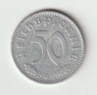 III Rzesza 50 pfennig 1943 G ladny stan
