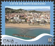 Włochy 2024 Znaczek 4644 ** miasto architektura widok miasta