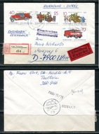 A49528)NRD 3101 - 3104 E-Brief mit AK-Stempel