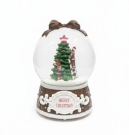 Kula śnieżna LED 18 cm Zimowa scenka Choinka Ozdoba do domu Święta