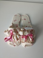 Śliczne markowe C&A w różyczki landrynkowe 38