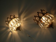 EFEKTOWNIE UROCZE LŚNIĄCE KINKIETY KRYSZTAŁOWE