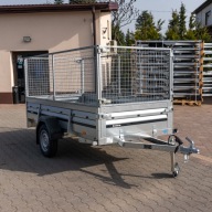 Przyczepka Samochodowa z Nadstawkami Siatkowymi Brenderup 2270XL 270x129