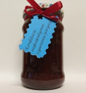 Domowa konfitura z czerwonej porzeczki 315 ml - niskosłodzona