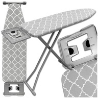 Deska do prasowania PREMIUM 130x34cm półka na żelazko bawełniany pokrowiec