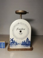 Stara waga naciskowa pionowa zegarowa Krups Ideal D.R.G.M.