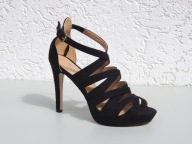 Zamszowe sandały *hennes/mauritz* rozmiar 36