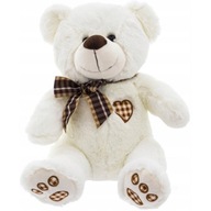 Miś pluszowy maskotka 50 cm biały miękki duży prezent