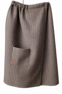 Pareo Ręcznik do sauny na rzep z kieszonką| Tkanina wafelkowa|szybkoschnące