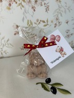 Świeca sojowa | miś – prezent na walentynki (latte)