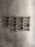 Śruby 19 Sztuk BBS RT RS 2tlg do felg skręcanych BBS tytanowe