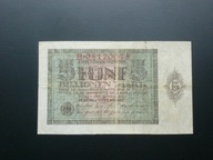 Niemcy 5 Bilionów Mark Ros 138 bardzo rzadki