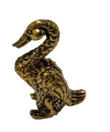 Figurka kaczki z mosiądzu dekoracja kaczka