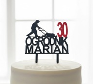 topper na tort dekoracja personalizacja WYBÓR KOLORÓW OGRODNIK !!