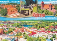 KĘTRZYN - Z LOTU PTAKA - ZAMEK - MUZEUM - POMNIK - BAZYLIKA