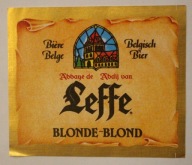 ETYKIETA - Leffe - Belgisch Bier - Biere Belge - BLONDE - BLOND