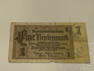 1 marka Niemcy 1937 P#173b F seria M