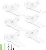 WSPORNIK PÓŁKI 10cm biały metalowy loft uchwyt zestaw 2 sztuki udźwig 75kg