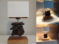 Lampa stołowa z korzeniami OPUVA-11cmx20cmx41cm