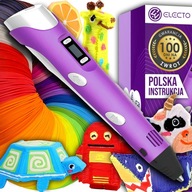 Długopis 3D dla dzieci z zestawem XXL 150m filamentów