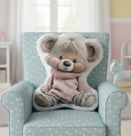 Poduszka kształtka przytulanka, 30cm miś