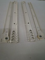 Prowadnica rolkowa H35 biała L-350