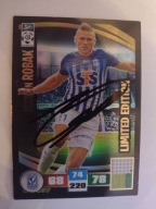 Karta panini autograf Lech Poznań 16/17 Marcin Robak Limited Edition